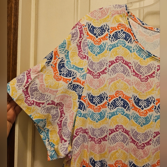 Rebecca Malone Summer Short Sleeved Top - 2X - Picture 3 of 5